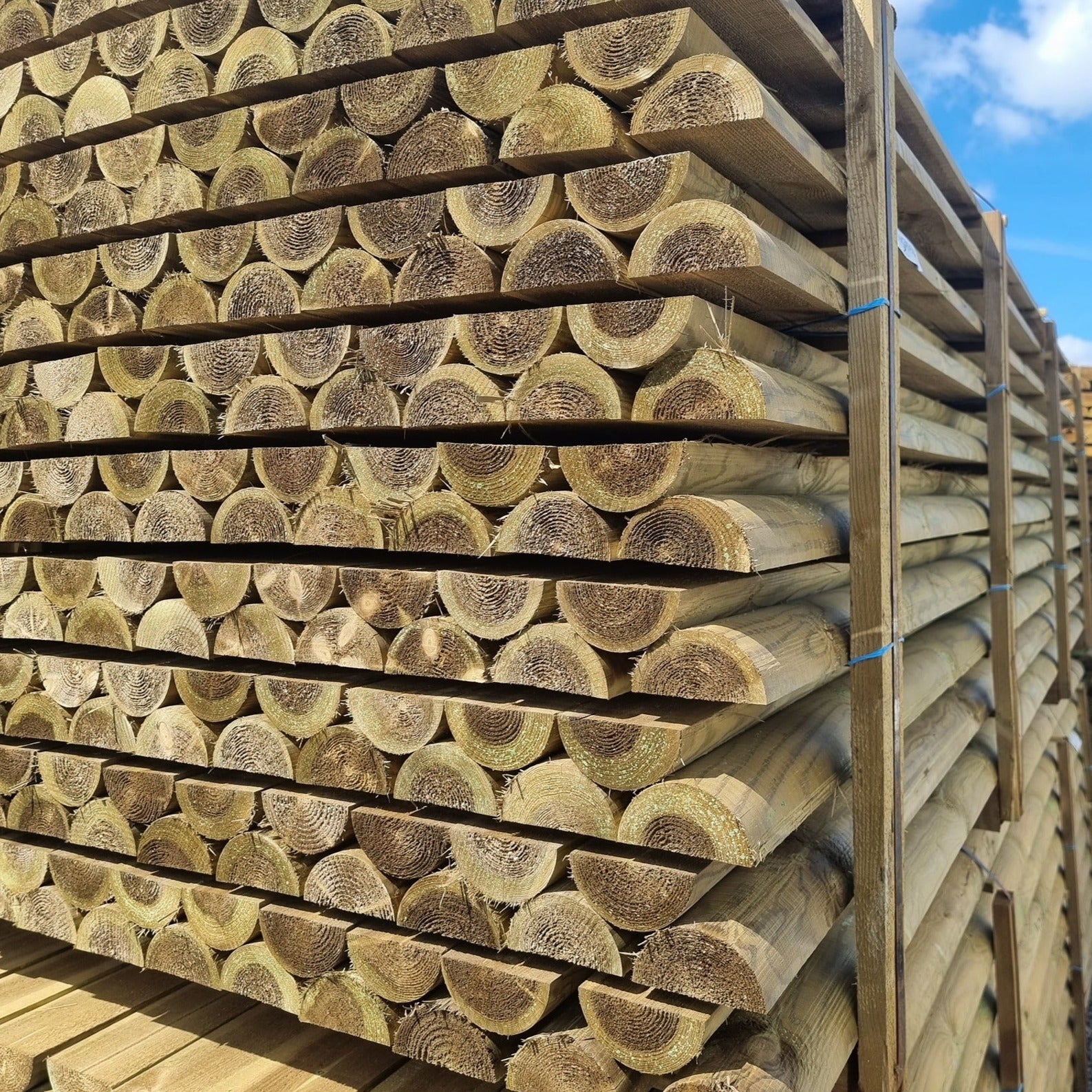 Machine 1/2 Round rail 3.66m x 100mm