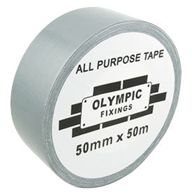 ALL PURPOSE TAPE SILVER 50MM X 50M