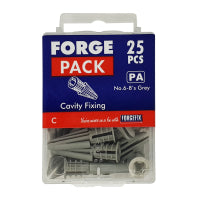 Cavity Wall Fixing Plug - Plastic x10 pcs