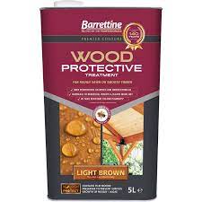 Barrettine Wood Protector Light Brown 5L