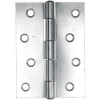 100mm 4' Light Butt Hinge Pair - Zinc