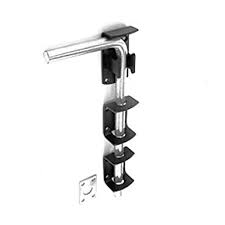 300mm 12' Garage Door Drop Bolt - Black