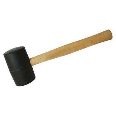 Silverline Black Rubber Mallet 16oz